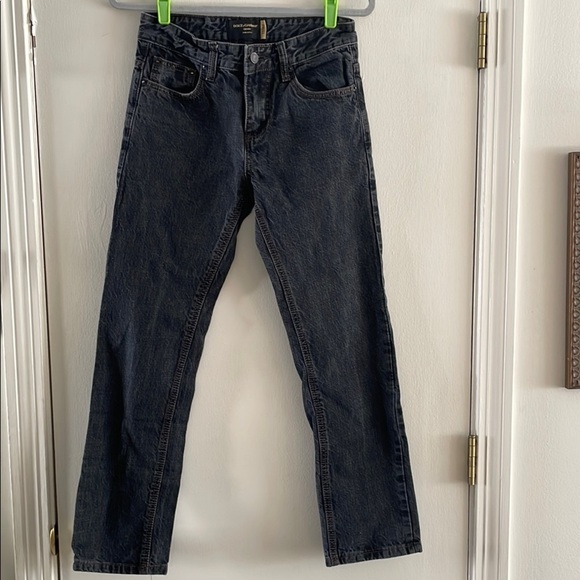 Dolce & Gabbana Black Straight Jeans Classic Elegance - Picture 1 of 9
